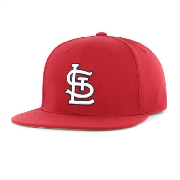 MLB St. Louis Cardinals Primary Team Color Flat Bill Snap Back Hat