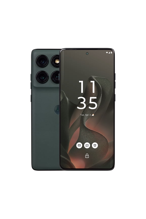 Straight Talk Motorola Moto Edge 2025, 5G, 256GB, Green - Prepaid Smartphone [Locked to Straight Talk]