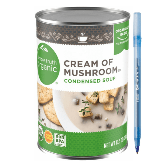 ST Organic Cream of Mushroom Condensed Soup 21 oz 2-CAN