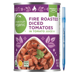 ST Organic Fire Roasted Diced Tomatoes in Tomato Juice 14.5 oz