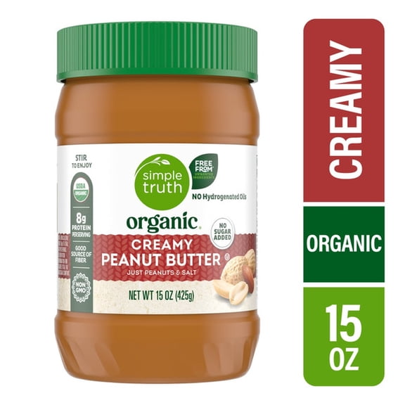 ST Organic Peanut Butter Creamy 15 oz