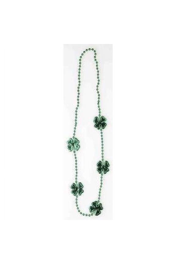 ST.PAT. SHAMROCK NECKLACE 48" 12 PACK