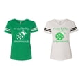 thumbnail image 1 of ST Patrick's Day Ladybug T Shirt Saint Pattys Irish T-Shirt Short Sleeve T-Shirt Soft and Comfy Shirt, Lightweight Shirt Lady Outfits White Large, 1 of 3