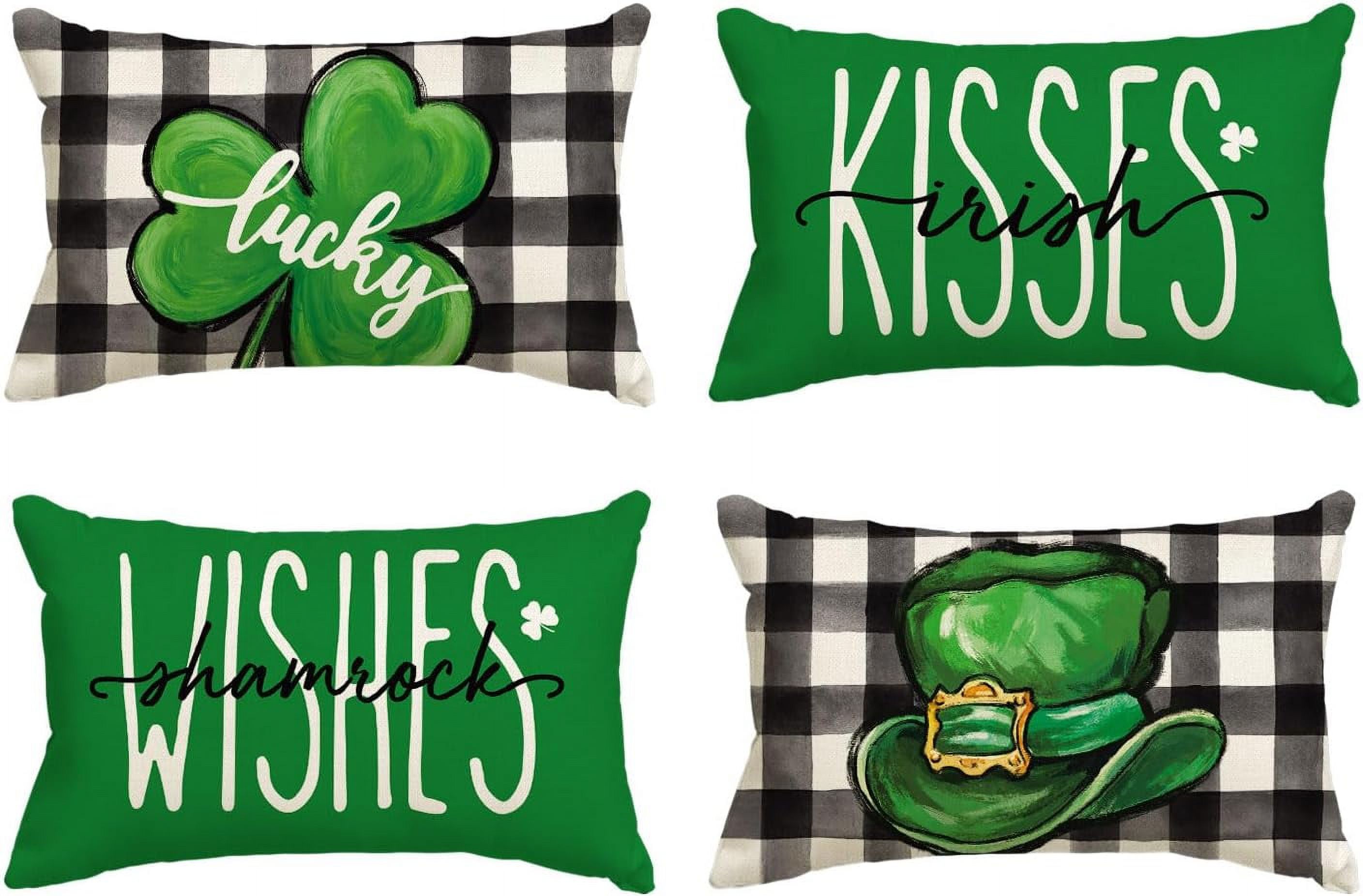 Artoid Mode St. Patrick’s Day Küchentücher – 4er-Set Mit Kleeblatt-Muster, Ultra-saugfähig & Weich