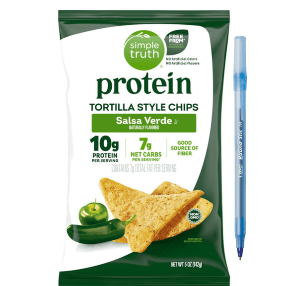 ST Protein Salsa Verde Tortilla Chips OZ