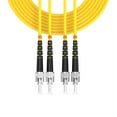 thumbnail image 1 of ST/ST 9/125 Singlemode Duplex Fiber Patch Cable - OS1 - 1 Meter | High Performance Fiber Optic Cable for Fast, Reliable Connectivity, 1 of 6