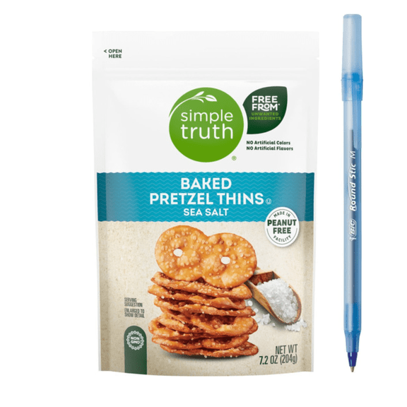ST Sea Salt Baked Pretzel Thin Crisps 7.2 oz