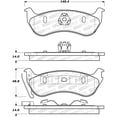 thumbnail image 1 of ST Street Brake Pads Fits select: 2006-2010 FORD EXPLORER, 2007-2010 FORD EXPLORER SPORT TRAC, 1 of 4