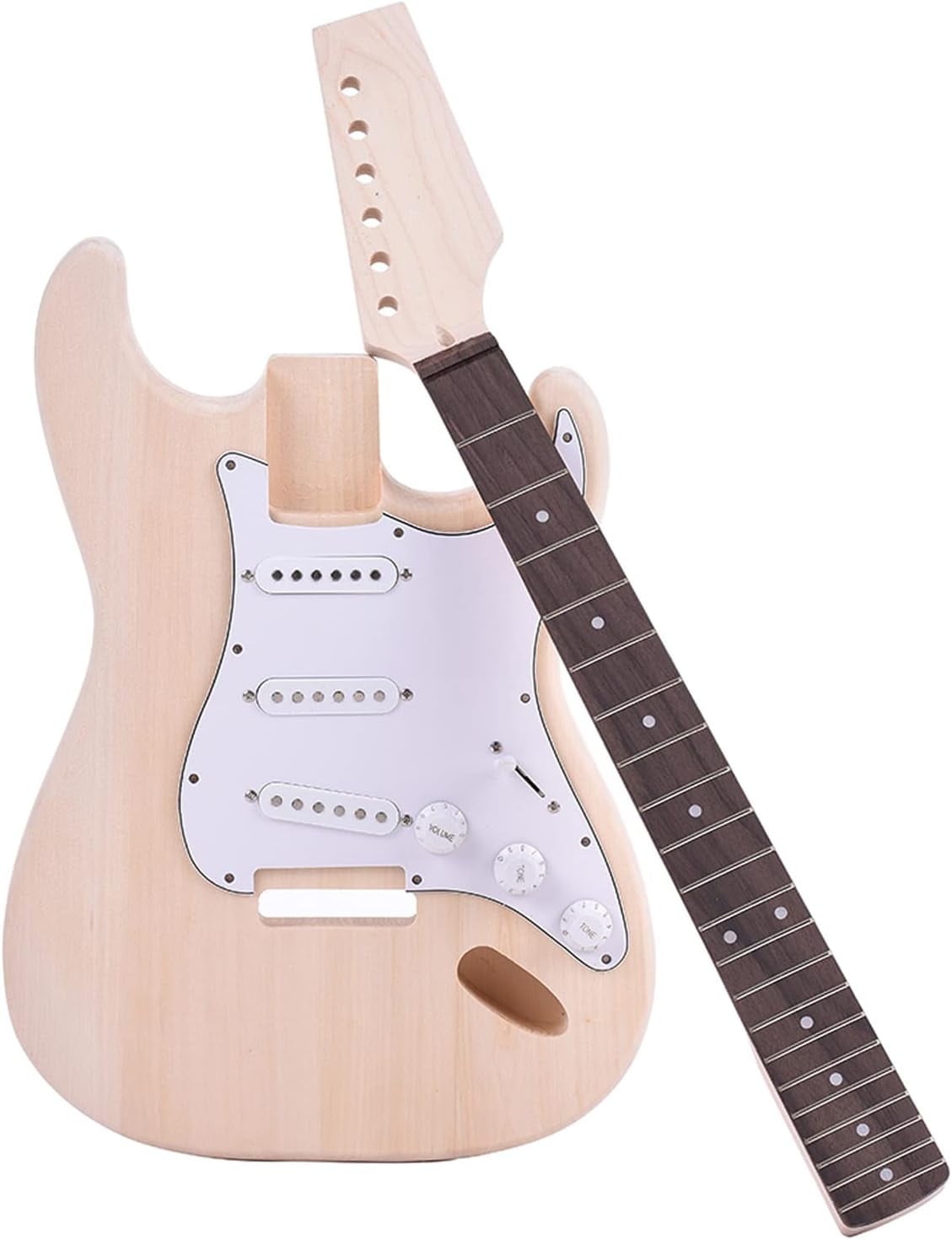 ST Style Electric Guitar Basswood Body Maple Neck Rosewood Fingerboard