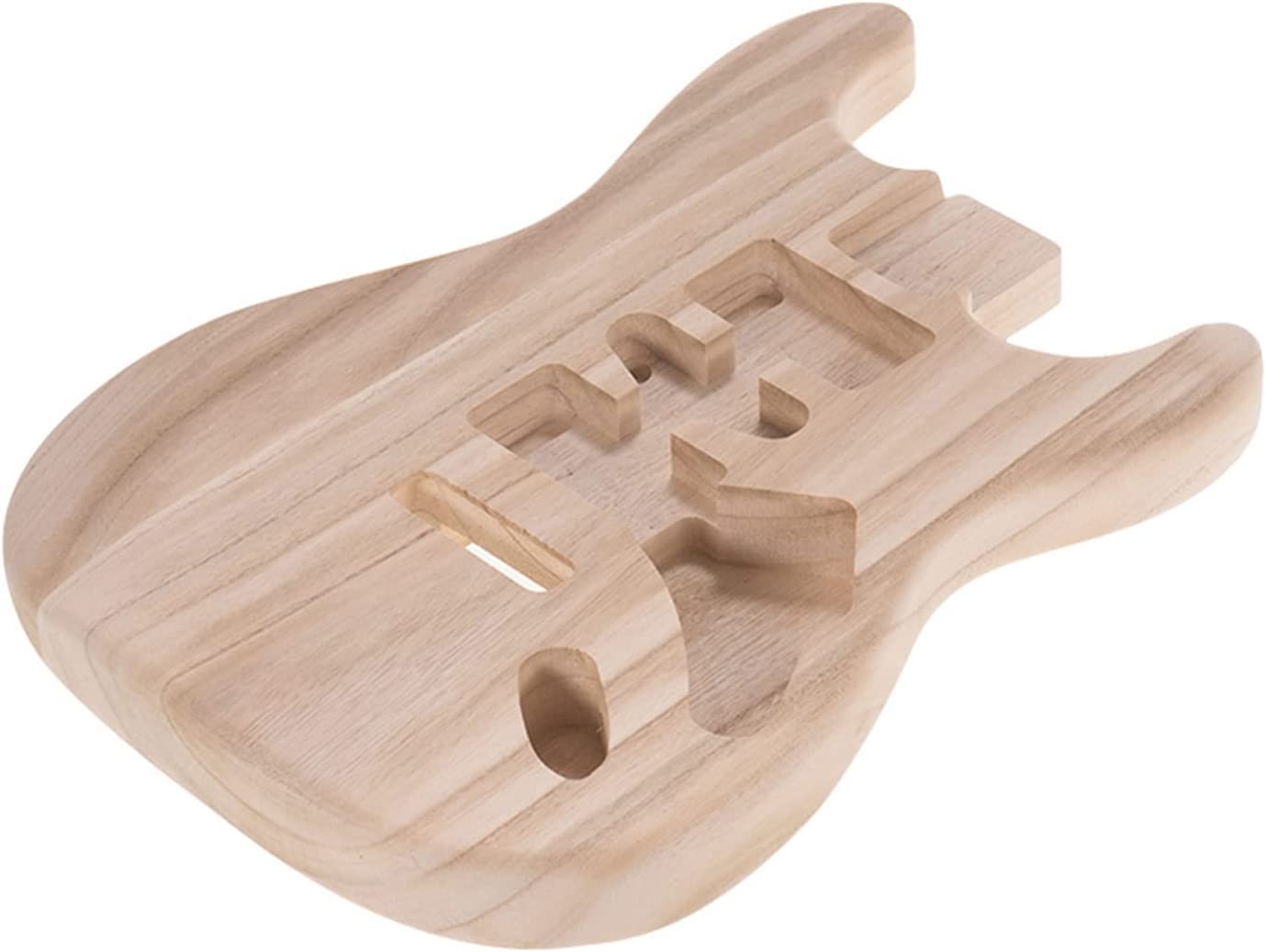 ST01TM Unfinished Handcrafted Guitar Body Candlenut Wood Electric