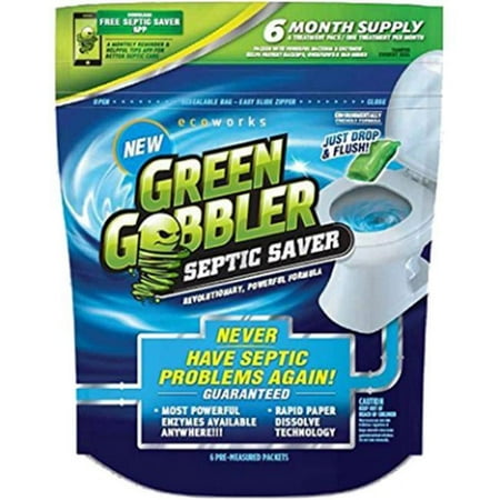 Go Green ST034 Professional Strength Septic Tank Treatment - 4 Month Supply