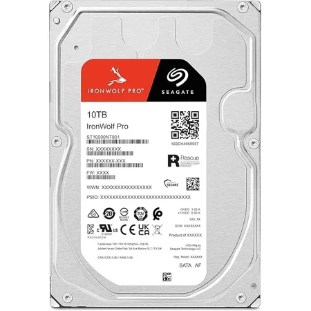 ST10000NT001 Seagate IronWolf Pro 10TB 7200RPM SATA 6Gb/s 256MB NAS HDD New Pull