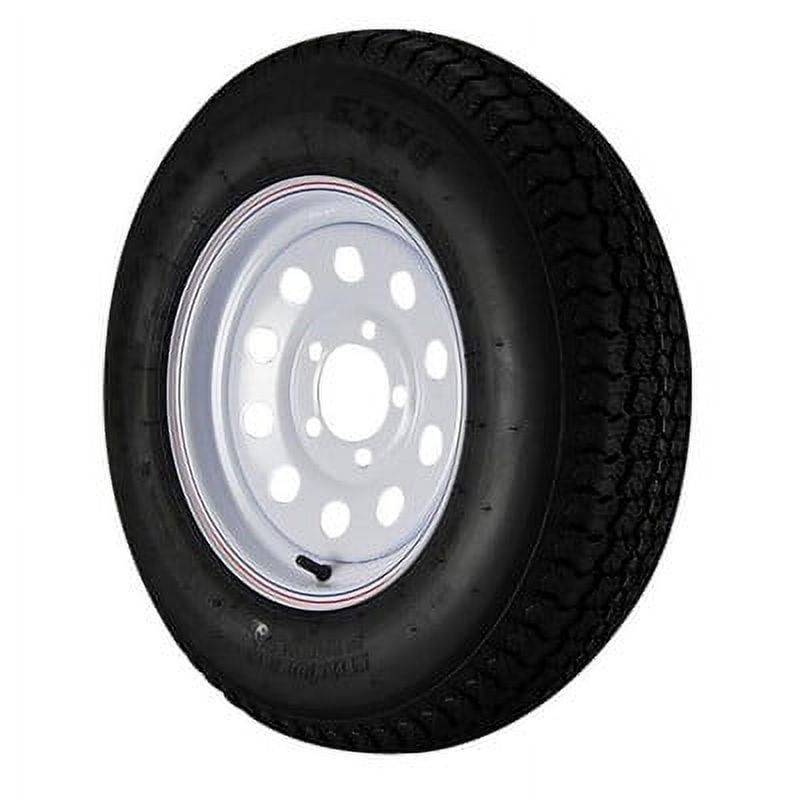 ST175/80D13 Kenda Loadstar Trailer Tire LRB on 5 Bolt White Mod Wheel ...