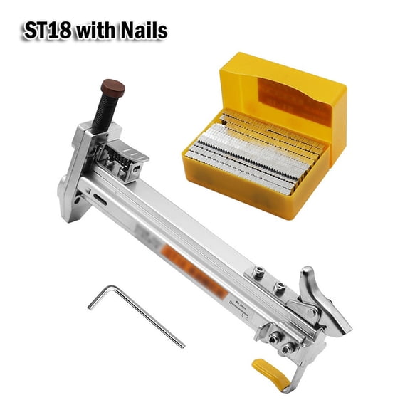 ST18 Manual Nailer for Flooring and Woodworking with Tungsten Steel Nails