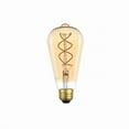 thumbnail image 1 of Elitco Lighting Nostalgic 6W 2000K Decorative Helix LED Light Bulb (Set of 6), 1 of 2
