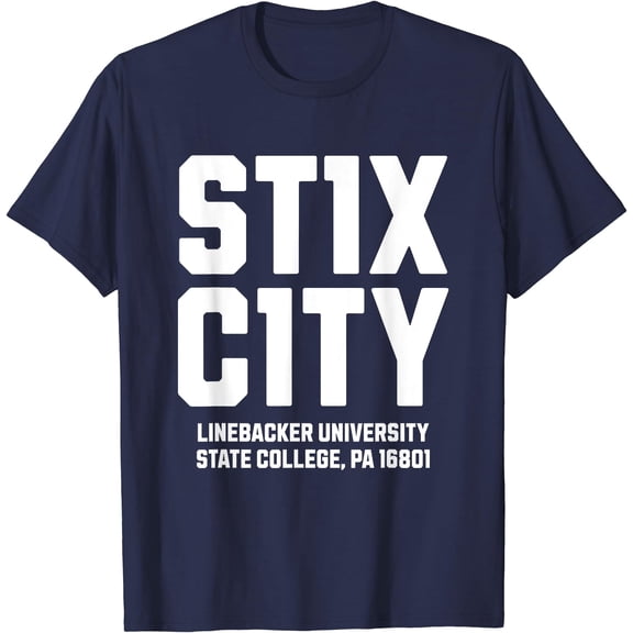 ST1X C1TY Stix City Number 11 Number Eleven College Football T-Shirt