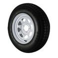 thumbnail image 1 of ST205/75D14 Loadstar Trailer Tire LRC on 5 Bolt White Spoke Wheel, 1 of 1
