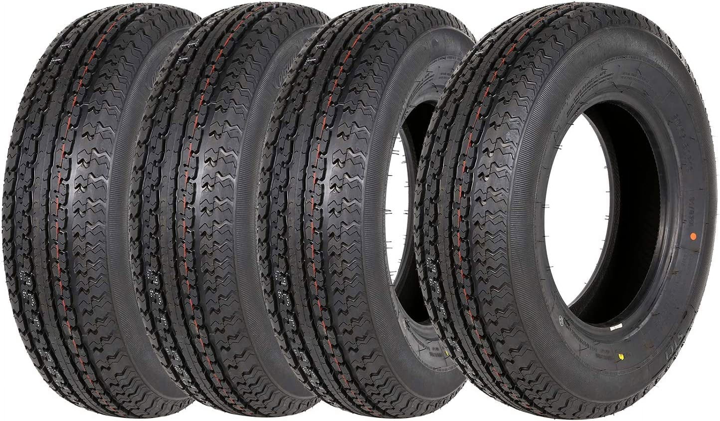 ST205/75R14 Radial Trailer Tire 205 75R14 Tires 8Ply Load Range D Set