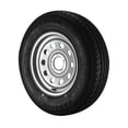 thumbnail image 1 of ST205/75R15 Loadstar Trailer Tire LRC on 5 Bolt Silver Mod Wheel, 1 of 4