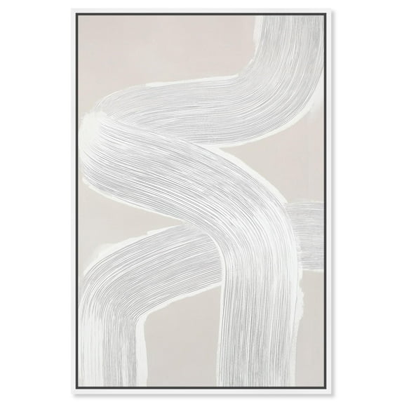 Gentle Helix II Canvas Print Minimalist Wall Art by Art Remedy, White Frame, 10 x 15