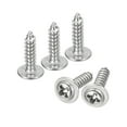 thumbnail image 1 of ST3x12x7mm Phillips Pan Head Self-tapping Screw with Washer, 100pack 304 Stainless Steel Wood Screw (Silver), 1 of 6