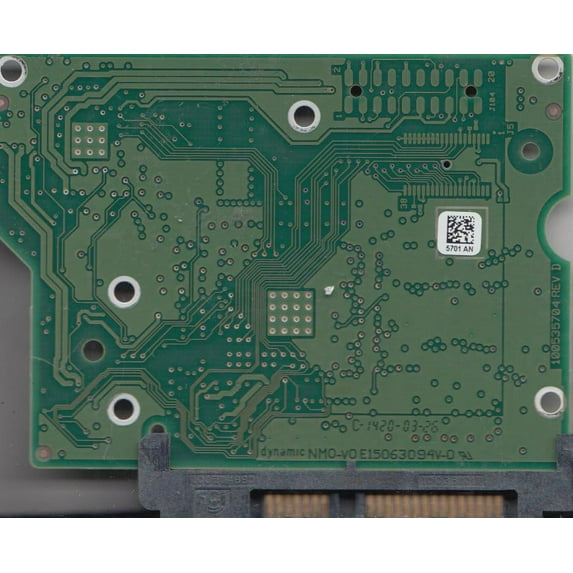 ST500DM002, 1BD142-542, KC66, 5701 AN, Seagate SATA 3.5 PCB