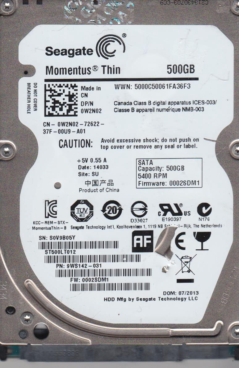 Seagate ST500LM000 Disco Duro SSHD: Velocidad De SSD Y Capacidad De 500GB Para Tu Portátil Delgado