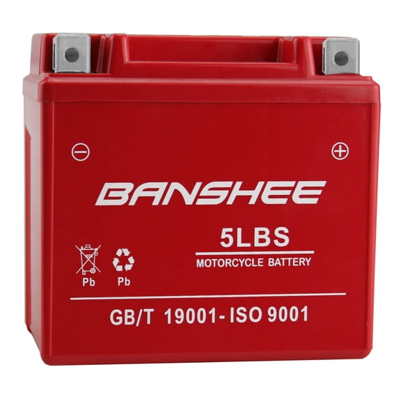 Banshee ATV Battery, Replaces ST5L-BS, Compatible with HONDA TRX90 90CC 06-'09