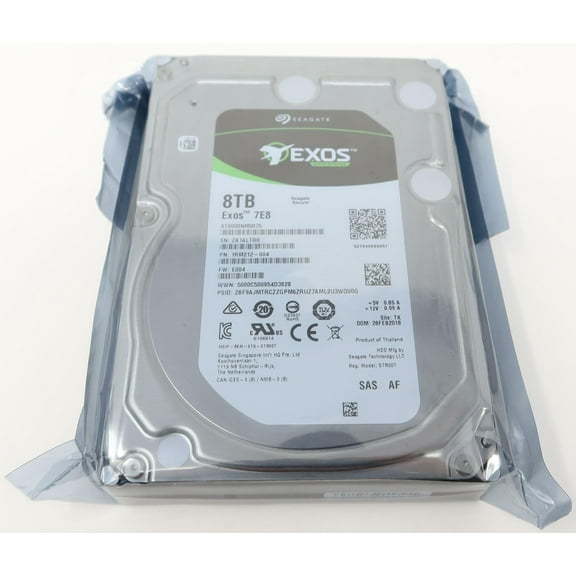 ST8000NM0075 Seagate Exos 8TB 7.2K 12G 3.5" 256MB SAS Hard Drive