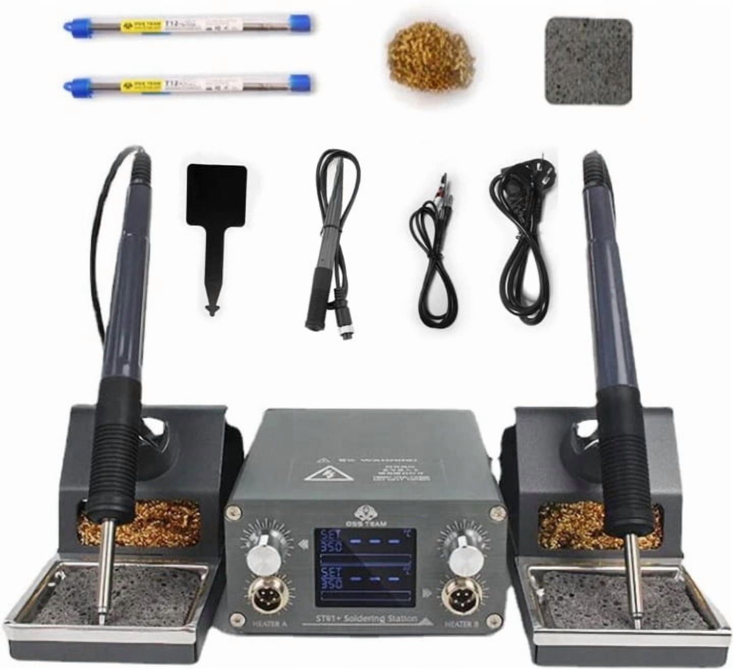 ST91 dual-channel welding platform, T12 high-power electric soldering iron