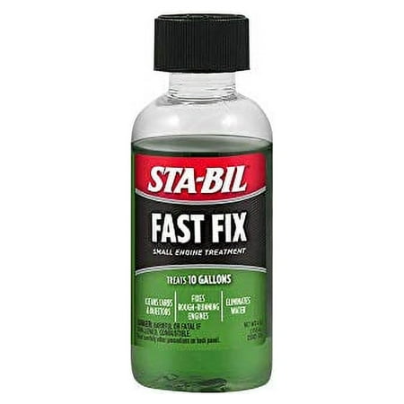 STA-BIL Fast Fix Small Engine Treatment - Fuel System Cleaner - 4 oz Bottle