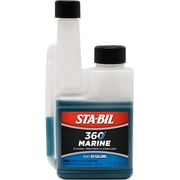 STA-BIL 360 Marine Ethanol Treatment & Fuel Stabilizer - Full Fuel System Cleaner - Fuel Injector Cleaner - Removes Water- Protects Fuel System - Treats 80 Gallons - 8 Fl. Oz. (22239),Black