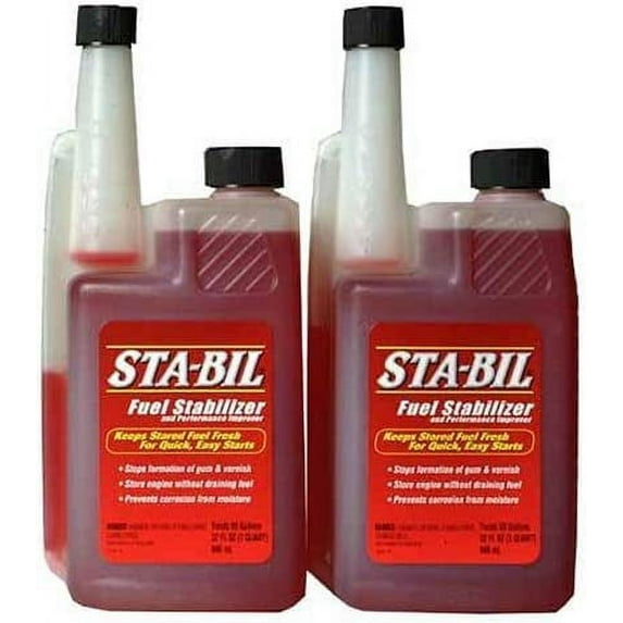 STA-BIL Fuel Stabilizer Automotive Additive, 32 Ounce (Pack of 2)