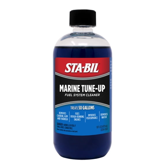 STA-BIL Marine Tune Up, 16 oz.– Fixes Rough Running Engines – Treats up to 50 Gallons – 16 oz