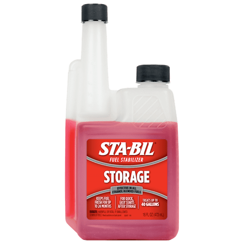 STA-BIL Storage Fuel Stabilizer for Gasoline Engines, 16 Fluid Ounces (22207) Treats 40 Gallons.