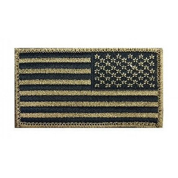 STA-BRITE Reversed U.S. Flag Patch, OCP, Hook Fastener
