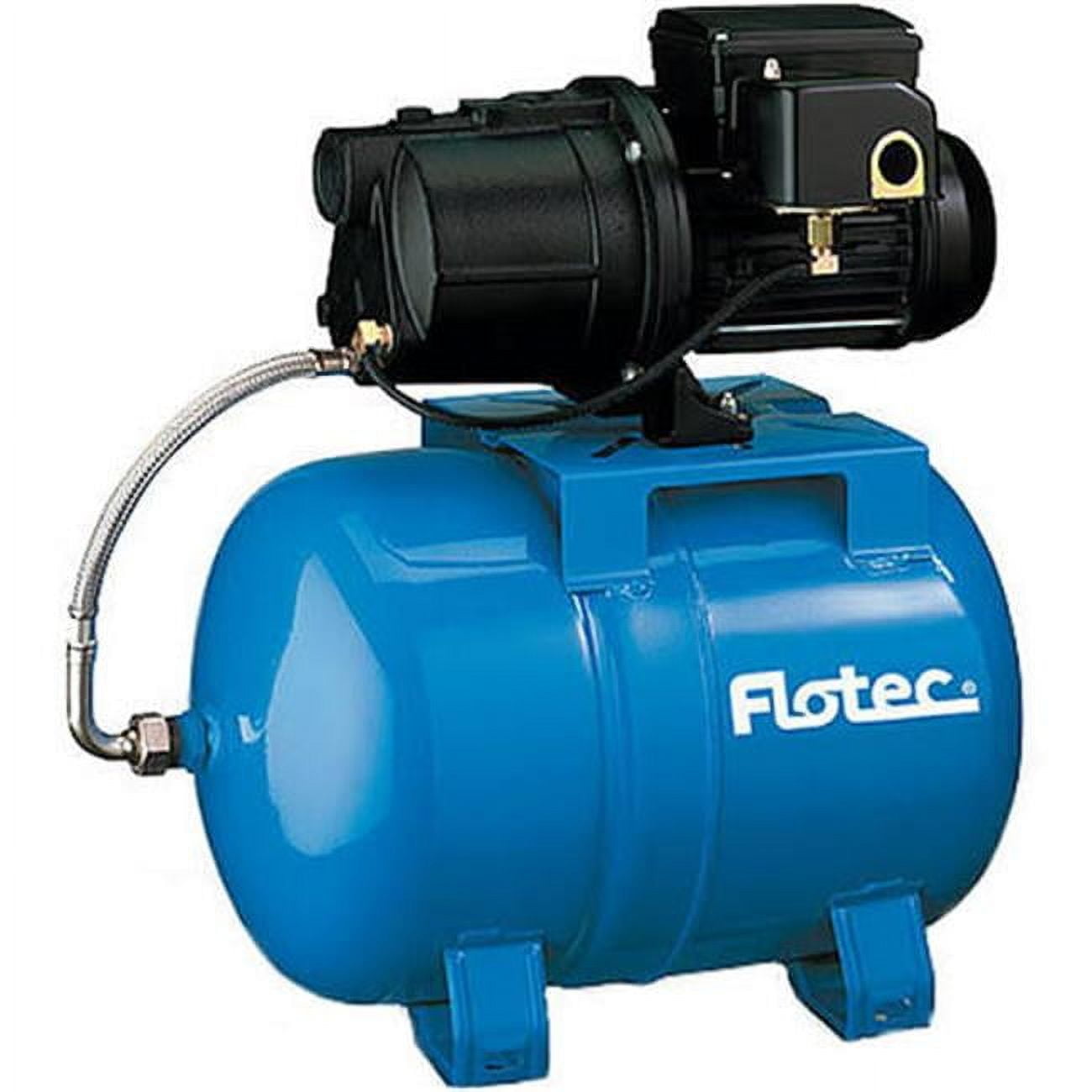Flotec Blue and Black Cast Iron Shallow Well Jet Pump System