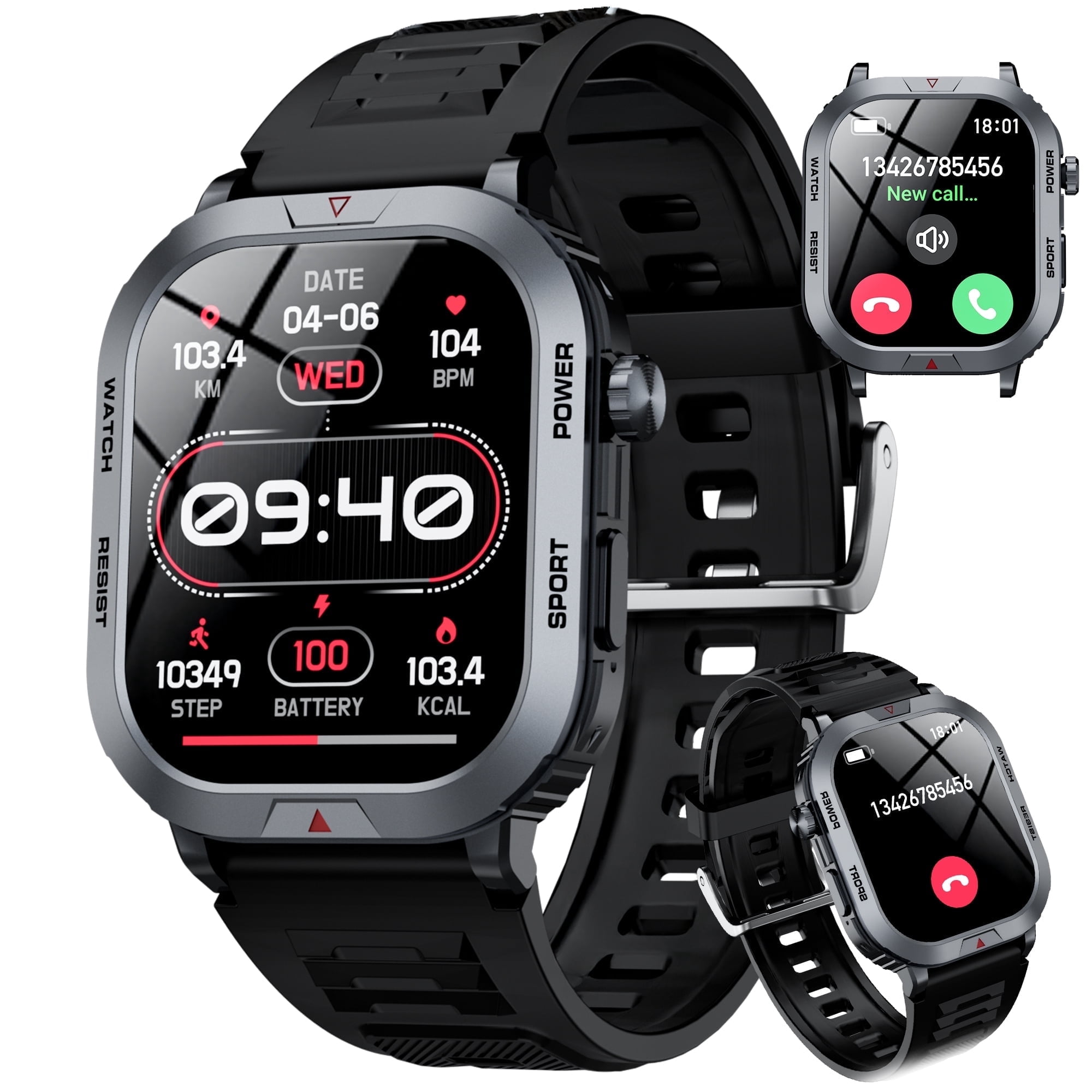 STA Smart Watch,IP68 Waterproof Smartwatch for Women Men 180+ Sports ...