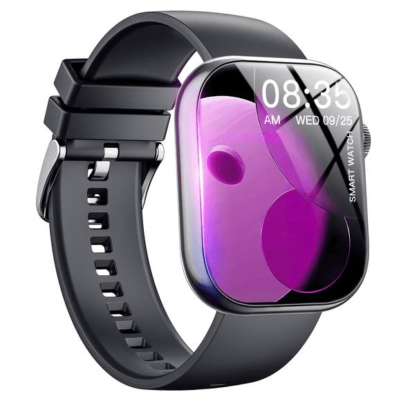 STA Smart Watch,IP68 Waterproof Smartwatch for Women Men 180+ Sports Modes,2.01-inch Fitness Tracker with Bluetooth Call(Answer/Make Calls) STA Smartwatch Compatible with Android and iPhone (Black)