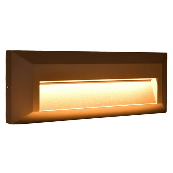 STA04 3W Low Voltage Cast Aluminum Rectangular Surface Mount LED Step or Deck Light