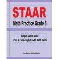 thumbnail image 1 of STAAR Math Practice Grade 6: Complete Content Review Plus 2 Full-length STAAR Math Tests, (Paperback), 1 of 1