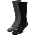 thumbnail image 1 of STABIL Unisex Cool Max Performance Work Socks, Gray/Black, 13-16, 2 Pack, 1 of 5
