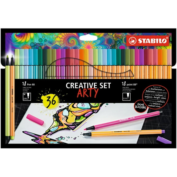 STABILO ARTY Creative Set, 36 Pens