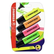 STABILO BOSS ORIGINAL Highlighter, 4-Color Set