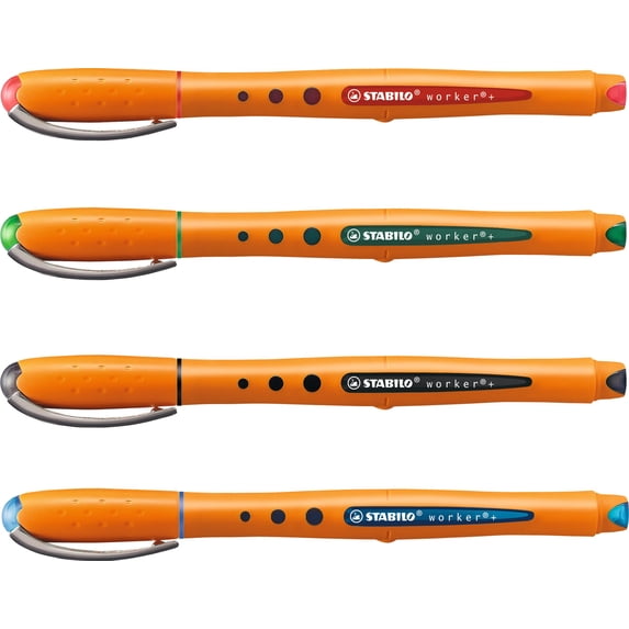 STABILO Bionic Worker Pen Set, Fine, 4-Color