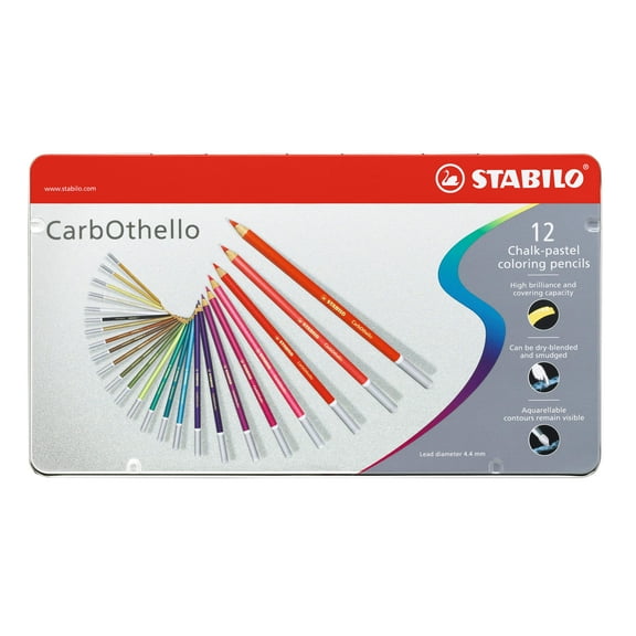 STABILO CarbOthello Pastel Pencil (12 Count)