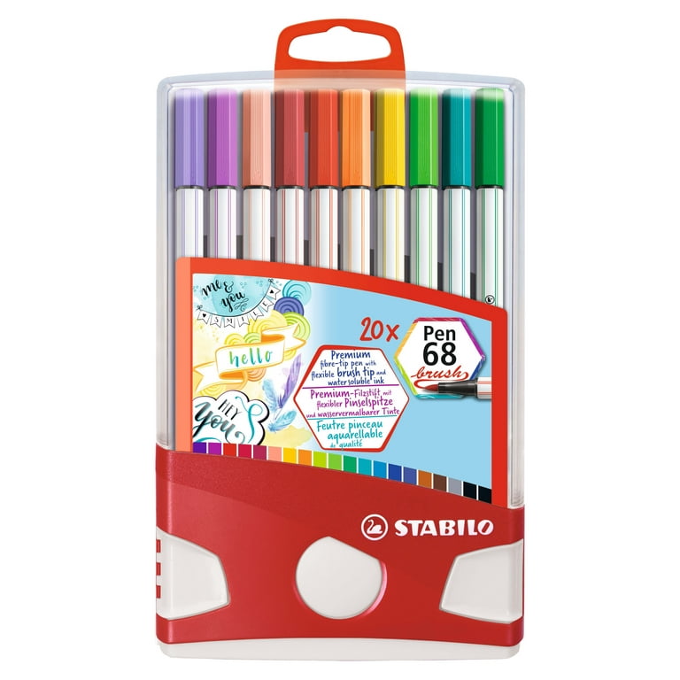 STABILO Pen 68 Brush Tip Markers