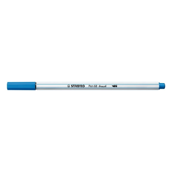STABILO Pen 68 Brush , Dark Blue
