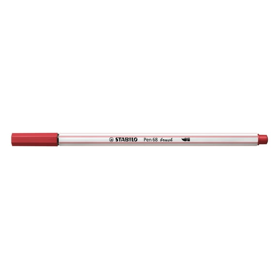 STABILO Pen 68 Brush , Dark Red