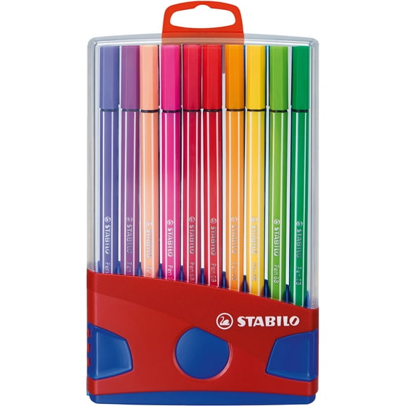 STABILO Pen 68 Color Parade Marker Set, 10-Colors, Hang Tag Pkg.